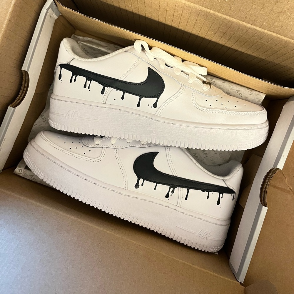 Custom Painted “Drippy” Nike Air Force 1s